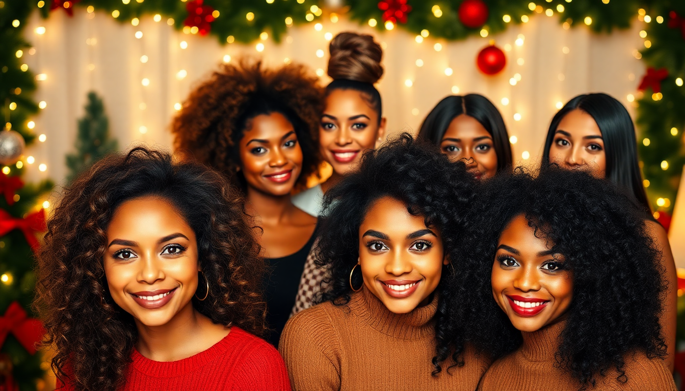 5 Festive Hair Styles for 3c Hair